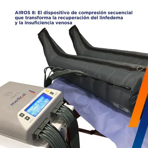 Dispositivo AIROS 8 de compresión secuencial con botas