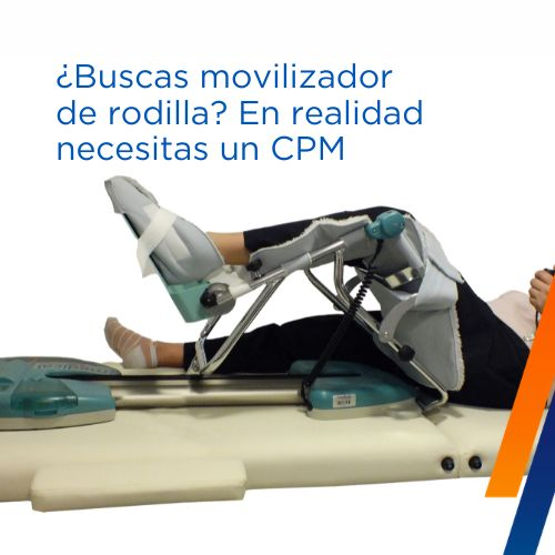 movilizador de rodilla CPM utilizado en terapia postoperatoria